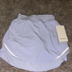 lulemon athletica powder blue hotty hot skirt